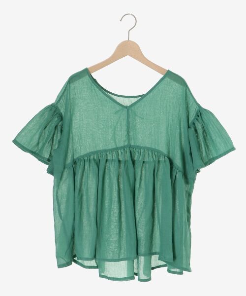 le.coeur blanc / ルクールブラン シャツ・ブラウス | 《WEB限定アイテム》バックリボンガーゼブラウス | 詳細13