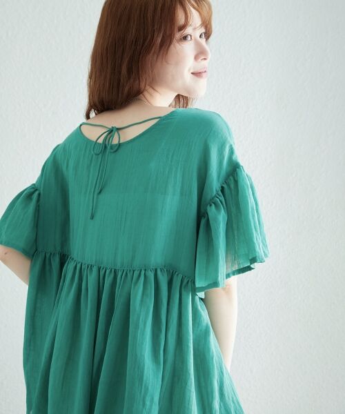 le.coeur blanc / ルクールブラン シャツ・ブラウス | 《WEB限定アイテム》バックリボンガーゼブラウス | 詳細18