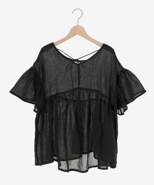 le.coeur blanc / ルクールブラン シャツ・ブラウス | 《WEB限定アイテム》バックリボンガーゼブラウス | 詳細24