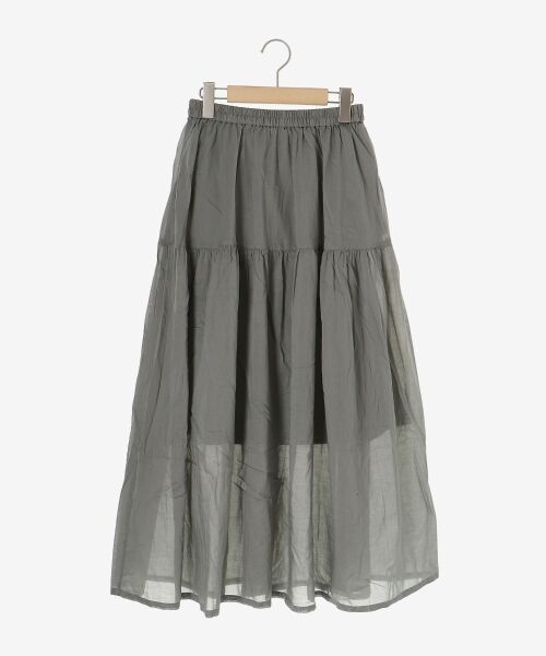 le.coeur blanc / ルクールブラン ロング・マキシ丈スカート | 《WEB限定アイテム》ローンギャザーティアードスカート | 詳細28