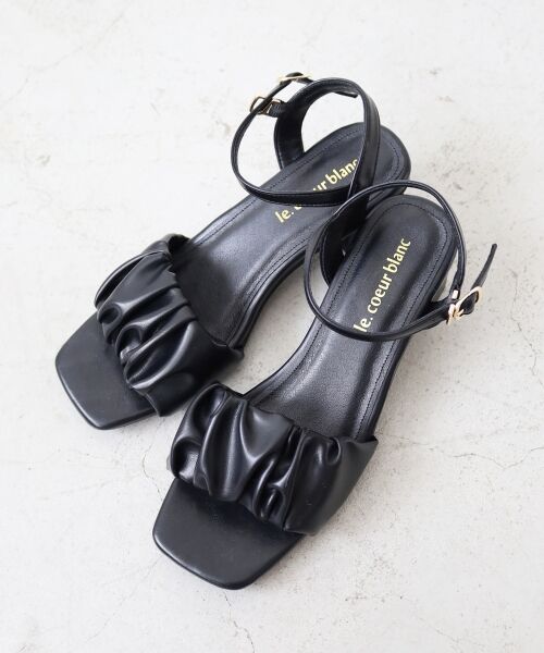 le.coeur blanc / ルクールブラン サンダル | 《WEB限定アイテム》ギャザーストラップサンダル | 詳細16