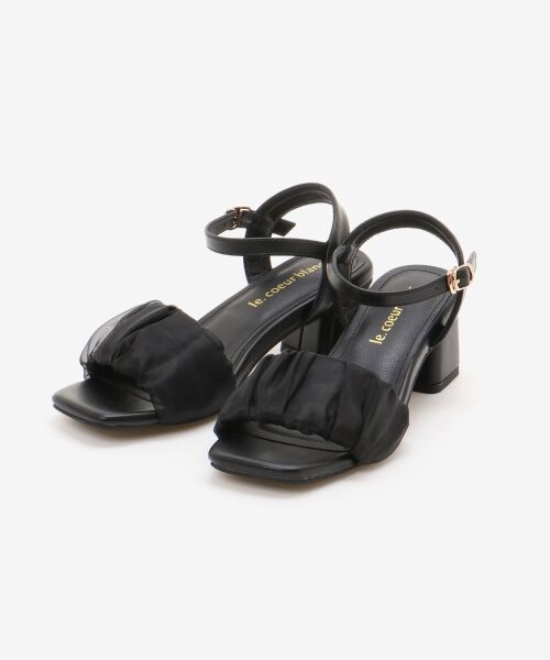 le.coeur blanc / ルクールブラン サンダル | 《WEB限定アイテム》ギャザーストラップサンダル | 詳細27