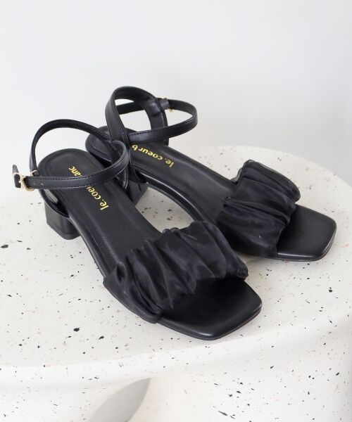 le.coeur blanc / ルクールブラン サンダル | 《WEB限定アイテム》ギャザーストラップサンダル | 詳細29