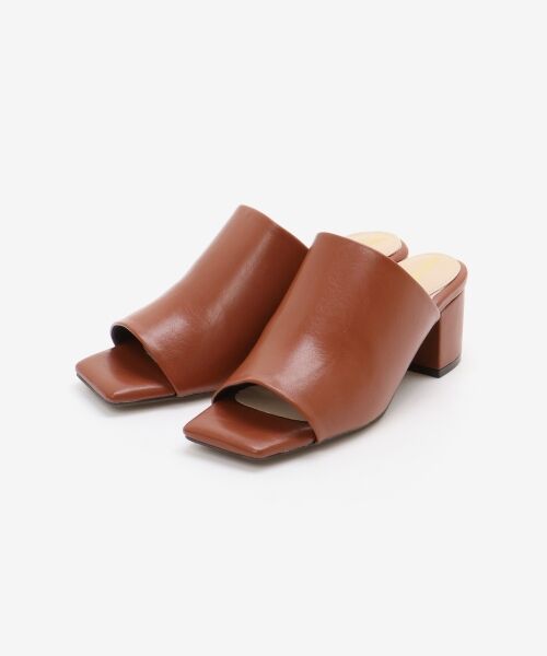 le.coeur blanc / ルクールブラン サンダル | 《WEB限定アイテム》スクエアトゥカバードサンダル | 詳細1