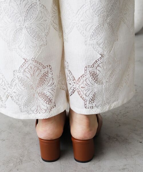 le.coeur blanc / ルクールブラン サンダル | 《WEB限定アイテム》スクエアトゥカバードサンダル | 詳細10