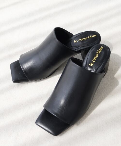 le.coeur blanc / ルクールブラン サンダル | 《WEB限定アイテム》スクエアトゥカバードサンダル | 詳細12