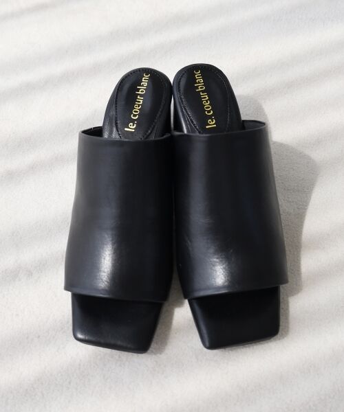 le.coeur blanc / ルクールブラン サンダル | 《WEB限定アイテム》スクエアトゥカバードサンダル | 詳細13