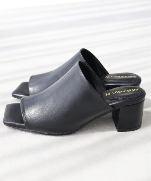 le.coeur blanc / ルクールブラン サンダル | 《WEB限定アイテム》スクエアトゥカバードサンダル | 詳細14