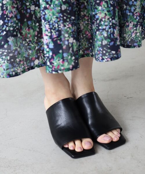 le.coeur blanc / ルクールブラン サンダル | 《WEB限定アイテム》スクエアトゥカバードサンダル | 詳細15