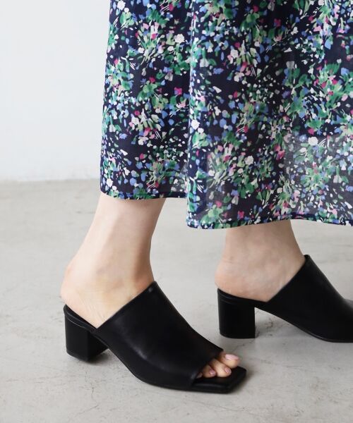 le.coeur blanc / ルクールブラン サンダル | 《WEB限定アイテム》スクエアトゥカバードサンダル | 詳細17