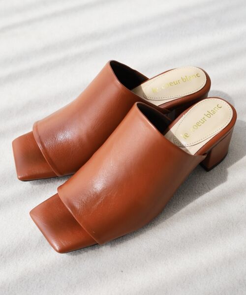 le.coeur blanc / ルクールブラン サンダル | 《WEB限定アイテム》スクエアトゥカバードサンダル | 詳細4