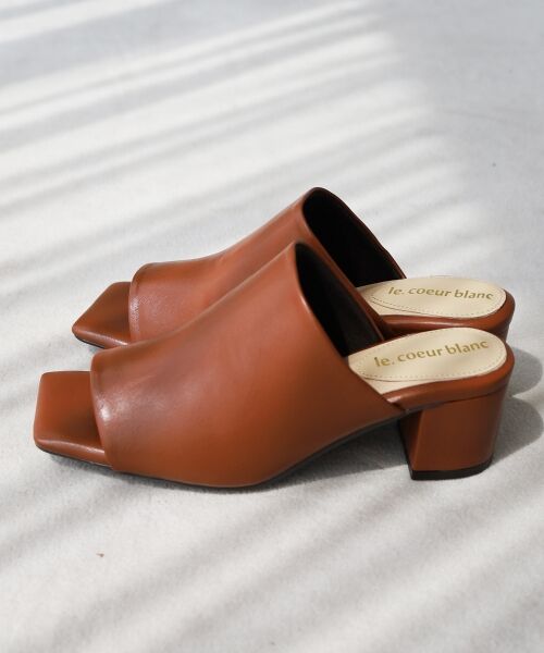 le.coeur blanc / ルクールブラン サンダル | 《WEB限定アイテム》スクエアトゥカバードサンダル | 詳細5