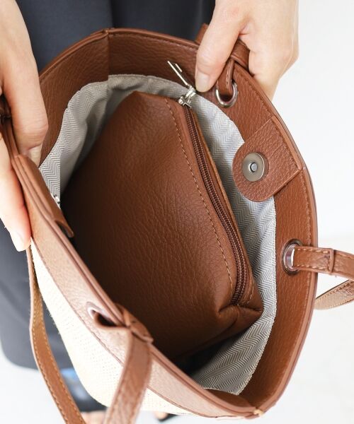 le.coeur blanc / ルクールブラン ショルダーバッグ | 《WEB限定アイテム》ポーチ付きショルダーバッグ | 詳細12