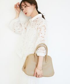 le.coeur blanc / ルクールブラン ボストンバッグ | MILLELA FIRENZEラウンドボストンバッグ