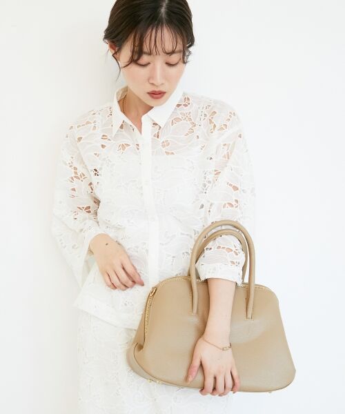 le.coeur blanc / ルクールブラン ボストンバッグ | MILLELA FIRENZEラウンドボストンバッグ | 詳細2