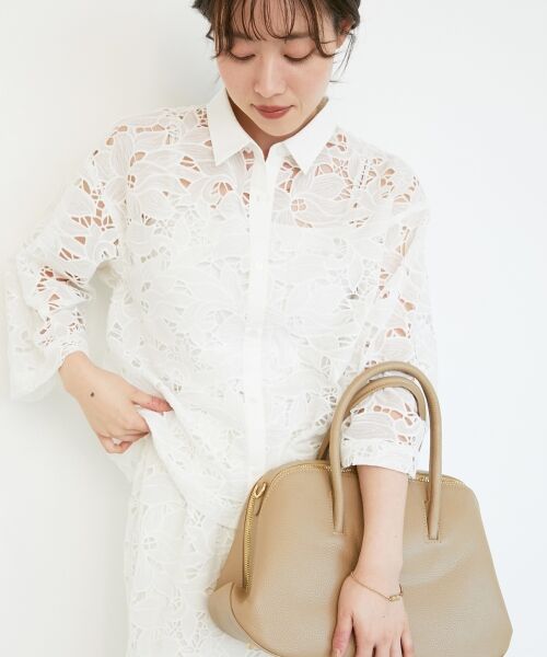 le.coeur blanc / ルクールブラン ボストンバッグ | MILLELA FIRENZEラウンドボストンバッグ | 詳細4