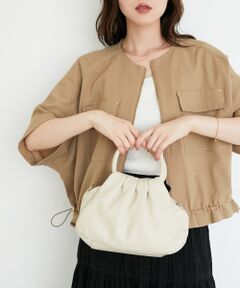 le.coeur blanc / ルクールブラン ショルダーバッグ | MILLELA FIRENZEギャザーショルダーバッグ