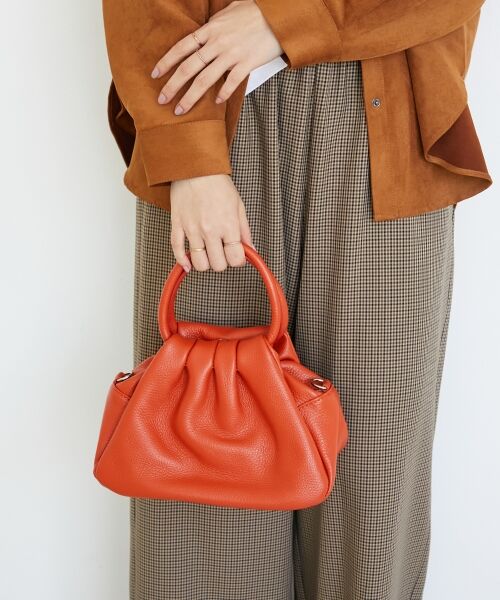 le.coeur blanc / ルクールブラン ショルダーバッグ | MILLELA FIRENZEギャザーショルダーバッグ | 詳細10