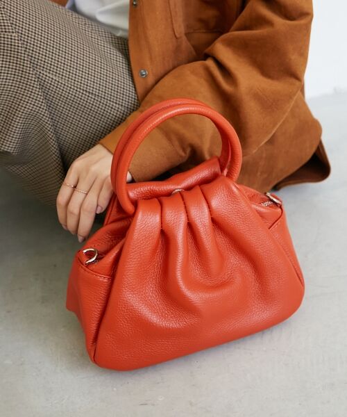 le.coeur blanc / ルクールブラン ショルダーバッグ | MILLELA FIRENZEギャザーショルダーバッグ | 詳細12