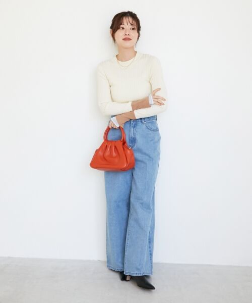 le.coeur blanc / ルクールブラン ショルダーバッグ | MILLELA FIRENZEギャザーショルダーバッグ | 詳細21