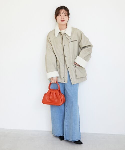 le.coeur blanc / ルクールブラン ショルダーバッグ | MILLELA FIRENZEギャザーショルダーバッグ | 詳細22