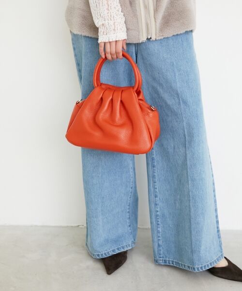 le.coeur blanc / ルクールブラン ショルダーバッグ | MILLELA FIRENZEギャザーショルダーバッグ | 詳細3