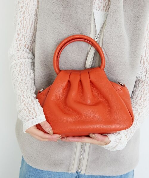 le.coeur blanc / ルクールブラン ショルダーバッグ | MILLELA FIRENZEギャザーショルダーバッグ | 詳細5