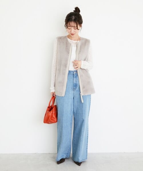 le.coeur blanc / ルクールブラン ショルダーバッグ | MILLELA FIRENZEギャザーショルダーバッグ | 詳細9