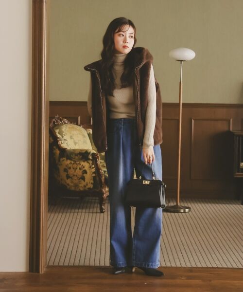 le.coeur blanc / ルクールブラン ショルダーバッグ | MILLELA FIRENZEダブルオープニングバッグ | 詳細11