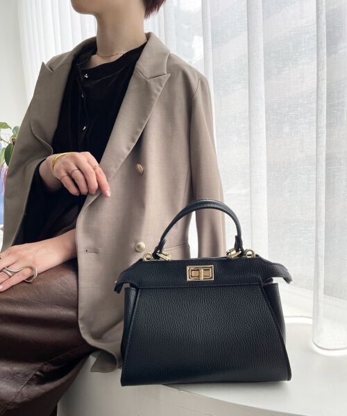 le.coeur blanc / ルクールブラン ショルダーバッグ | MILLELA FIRENZEダブルオープニングバッグ | 詳細15