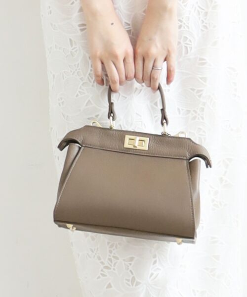 le.coeur blanc / ルクールブラン ショルダーバッグ | MILLELA FIRENZEダブルオープニングバッグ | 詳細2