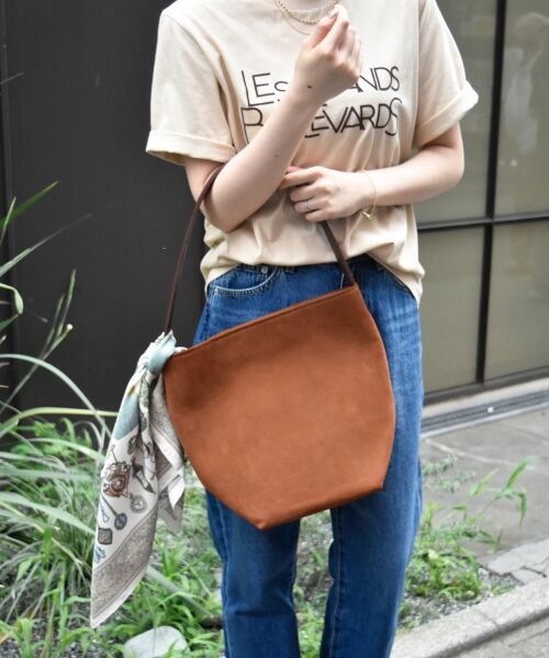 le.coeur blanc / ルクールブラン トートバッグ | MILLELA FIRENZEスエードトートバッグ | 詳細5