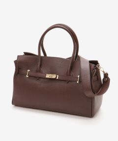 le.coeur blanc / ルクールブラン トートバッグ | 《A4サイズ収納可能》MILLELAFIRENZE金具付きレザートートバッグ