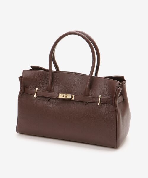 le.coeur blanc / ルクールブラン トートバッグ | 《A4サイズ収納可能》MILLELAFIRENZE金具付きレザートートバッグ | 詳細8