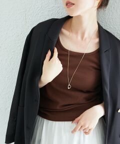 le.coeur blanc / ルクールブラン タンクトップ | コットンストレッチテレコタンク