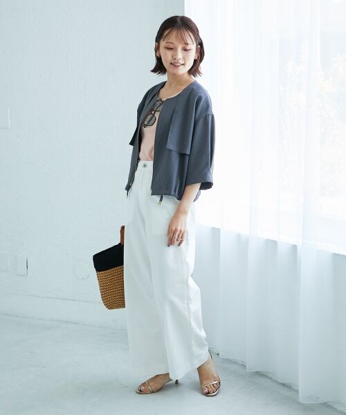 le.coeur blanc / ルクールブラン タンクトップ | コットンストレッチテレコタンク | 詳細10