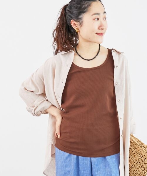 le.coeur blanc / ルクールブラン タンクトップ | コットンストレッチテレコタンク | 詳細16