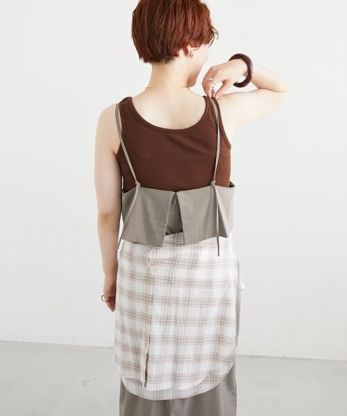 le.coeur blanc / ルクールブラン タンクトップ | コットンストレッチテレコタンク | 詳細22