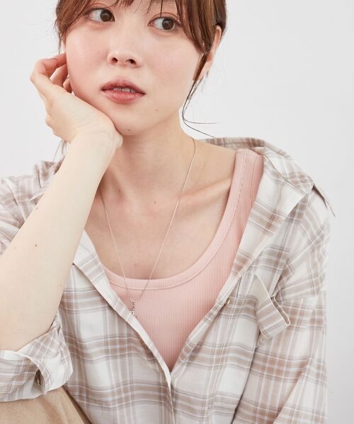 le.coeur blanc / ルクールブラン タンクトップ | コットンストレッチテレコタンク | 詳細3