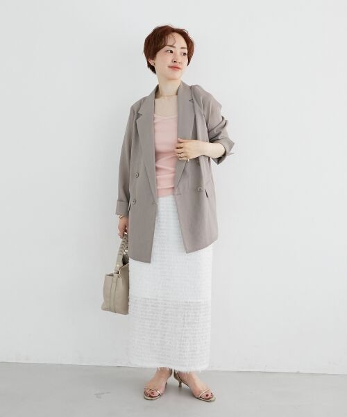 le.coeur blanc / ルクールブラン タンクトップ | コットンストレッチテレコタンク | 詳細7