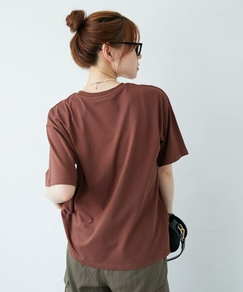 le.coeur blanc / ルクールブラン Tシャツ | 《手洗い可能》RIDES DANS L'EAUロゴTシャツ | 詳細23