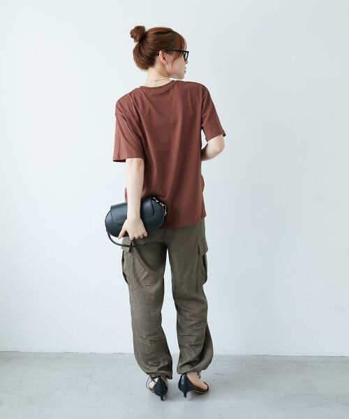 le.coeur blanc / ルクールブラン Tシャツ | 《手洗い可能》RIDES DANS L'EAUロゴTシャツ | 詳細28