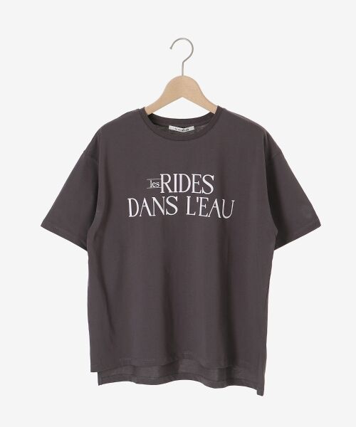 le.coeur blanc / ルクールブラン Tシャツ | 《手洗い可能》RIDES DANS L'EAUロゴTシャツ | 詳細30