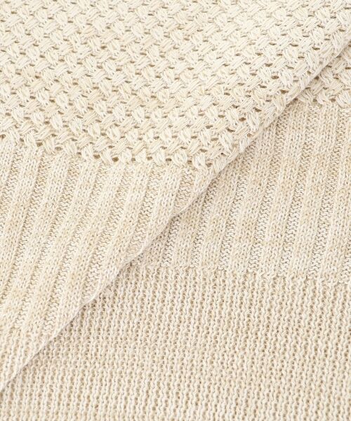 le.coeur blanc / ルクールブラン ベスト | 《手洗い可能》柄編みミックスデザインニットベスト | 詳細24