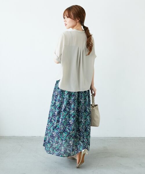 le.coeur blanc / ルクールブラン その他トップス | 《マストバイアイテム！》フィブリルサテンドルマンシャツ | 詳細11