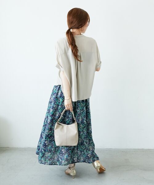 le.coeur blanc / ルクールブラン その他トップス | 《マストバイアイテム！》フィブリルサテンドルマンシャツ | 詳細13