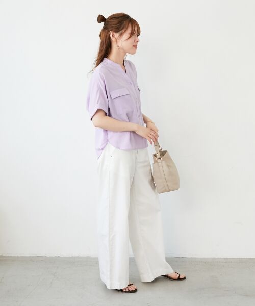 le.coeur blanc / ルクールブラン その他トップス | 《マストバイアイテム！》フィブリルサテンドルマンシャツ | 詳細30