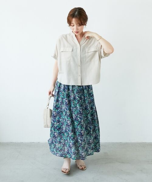 le.coeur blanc / ルクールブラン その他トップス | 《マストバイアイテム！》フィブリルサテンドルマンシャツ | 詳細9