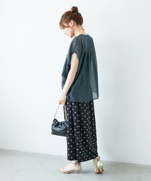 le.coeur blanc / ルクールブラン ロング・マキシ丈スカート | リバーシブルタフタスカート | 詳細21