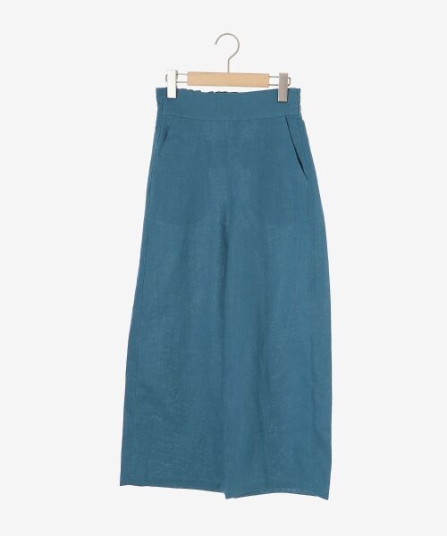 le.coeur blanc / ルクールブラン その他パンツ | 《夏に向けた快適な1枚》麻ワイドクロップドパンツ | 詳細23